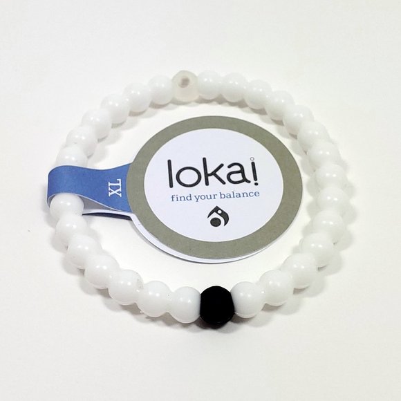 Lokai Bracelet White S M L XL New - Picture 5 of 6